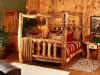 Кровать из бруса..